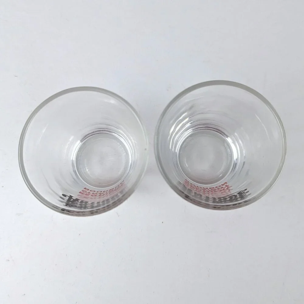 Set of 2 Four Roses Antique Bourbon Shot Glasses